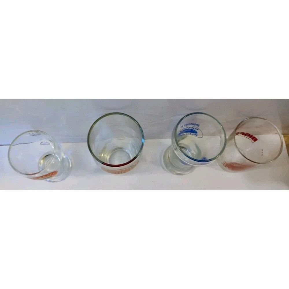 Vtg Pacific Northwest Craft Beer Festival Taster Glasses Lot Set of 4 Deschutes